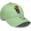 czapka-z-zakrzywionym-daszkiem-w-jasnym-zielonym-kolorze-regulowana-dla-kobiet-9twenty-bear-ac-milan-serie-a-od-new-era
