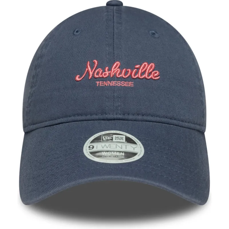 justerbar-bla-bojd-keps-for-kvinnor-9twenty-city-nashville-fran-new-era