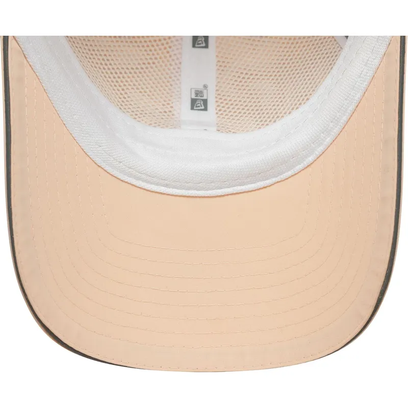 berretto-curvo-rosa-regolabile-da-donna-open-back-flawless-dei-new-york-yankees-mlb-di-new-era