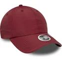 casquette-courbee-grenat-ajustable-pour-femme-open-back-flawless-new-york-yankees-mlb-new-era