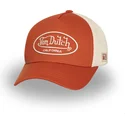 czapka-trucker-pomaranczowo-bezowa-regulowana-lof-b33-od-von-dutch
