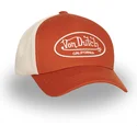 czapka-trucker-pomaranczowo-bezowa-regulowana-lof-b33-od-von-dutch