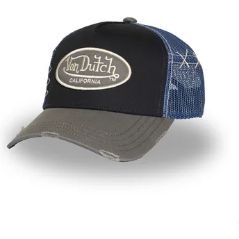 Czapka trucker wielokolorowa USED 08 od Von Dutch