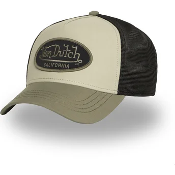 Czapka trucker zielona POLY08 od Von Dutch