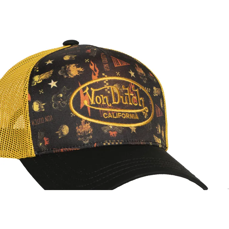 schwarze-und-gelbe-trucker-kappe-subl07-von-von-dutch