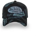 cappellino-trucker-nero-e-blu-cafe06-di-von-dutch