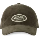 cappellino-visiera-curva-verde-regolabile-log07-di-von-dutch