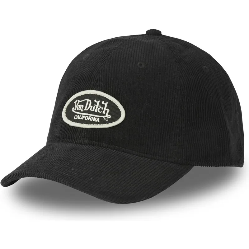 cappellino-visiera-curva-nero-regolabile-log09-di-von-dutch