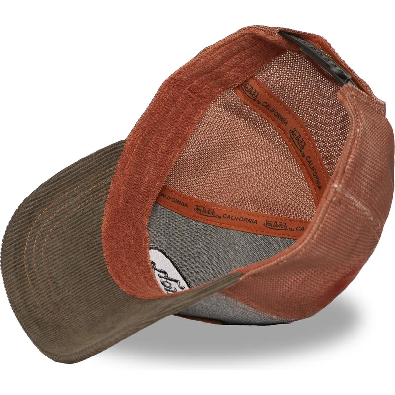 gorra-trucker-gris-y-marron-shield01-de-von-dutch
