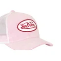 rosa-weisse-trucker-kappe-kylie-p-von-von-dutch
