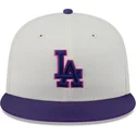 beige-och-violett-flat-keps-59fifty-clr-dvlp-los-angeles-dodgers-mlb-fran-new-era