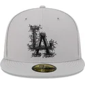 graue-anliegende-59fifty-cracked-flat-cap-der-los-angeles-dodgers-mlb-von-new-era