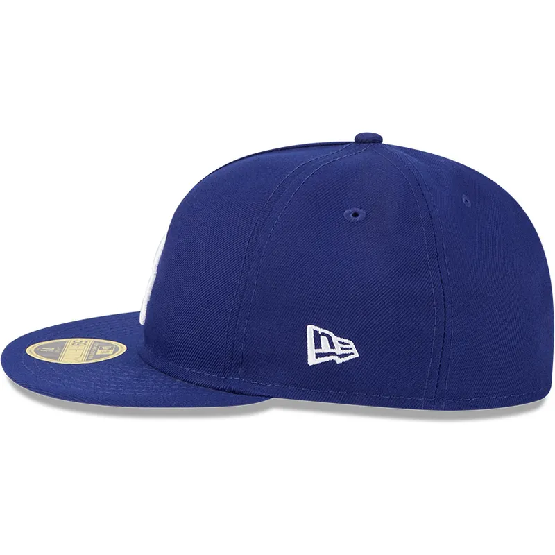 flache-blaue-angepasste-59fifty-retro-crown-a-frame-easy-kappe-der-los-angeles-dodgers-mlb-von-new-era