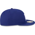 flache-blaue-angepasste-59fifty-retro-crown-a-frame-easy-kappe-der-los-angeles-dodgers-mlb-von-new-era