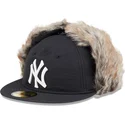 new-era-new-york-yankees-mlb-59fifty-winter-dog-ear-schwarze-fitted-cap