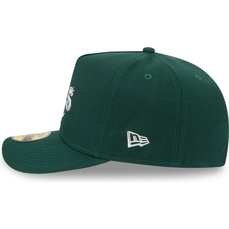 grune-gebogene-kappe-59fifty-a-frame-wired-der-oakland-athletics-mlb-von-new-era