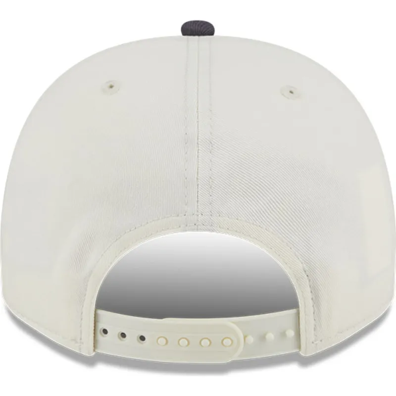 beige-und-graue-gebogene-kappe-snapback-9fifty-a-frame-chainstitch-der-vegas-golden-knights-nhl-von-new-era