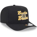 svart-kurvad-snapback-keps-9fifty-a-frame-chainstitch-fran-boston-bruins-nhl-av-new-era