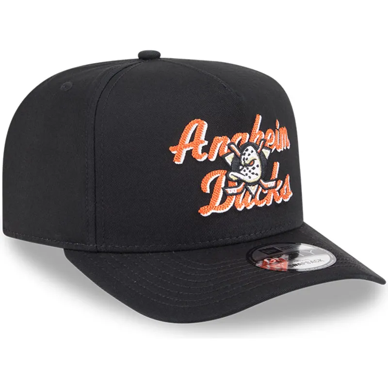 czarna-czapka-z-zakrzywionym-daszkiem-snapback-9fifty-a-frame-chainstitch-anaheim-ducks-nhl-od-new-era
