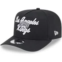 cappellino-curvo-nero-snapback-9fifty-a-frame-chainstitch-dei-los-angeles-kings-nhl-di-new-era