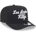 svart-kurvad-snapback-keps-9fifty-a-frame-chainstitch-fran-los-angeles-kings-nhl-av-new-era