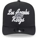 los-angeles-kings-nhl-svart-bojd-keps-snapback-9fifty-a-frame-chainstitch-fran-new-era