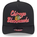 cappellino-nero-snapback-9fifty-a-frame-chainstitch-dei-chicago-blackhawks-nhl-di-new-era