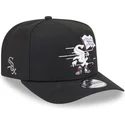 casquette-courbee-noire-snapback-9fifty-a-frame-cartoon-chicago-white-sox-mlb-new-era