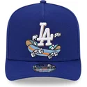 blaue-gebogene-snapback-kappe-9fifty-a-frame-cartoon-der-los-angeles-dodgers-mlb-von-new-era