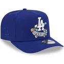 blaue-gebogene-snapback-kappe-9fifty-a-frame-cartoon-der-los-angeles-dodgers-mlb-von-new-era