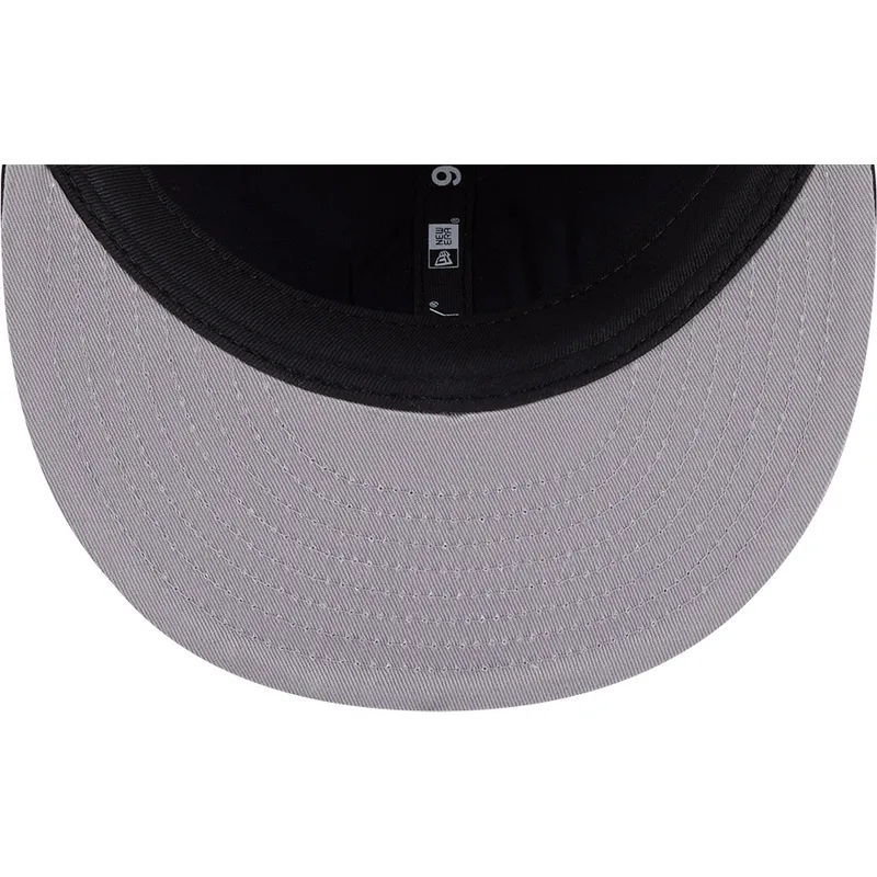 cappello-piatto-nero-snapback-9fifty-retro-crown-plaid-dei-detroit-tigers-mlb-di-new-era