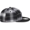 schwarze-flache-snapback-kappe-9fifty-retro-crown-plaid-der-oakland-athletics-mlb-von-new-era
