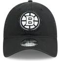 schwarze-verstellbare-9twenty-curved-cap-boston-bruins-nhl-von-new-era