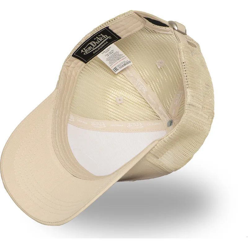 cappello-trucker-beige-regolabile-lof-b35-di-von-dutch