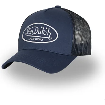 Von Dutch LOF B37 Navy Blue Adjustable Trucker Hat
