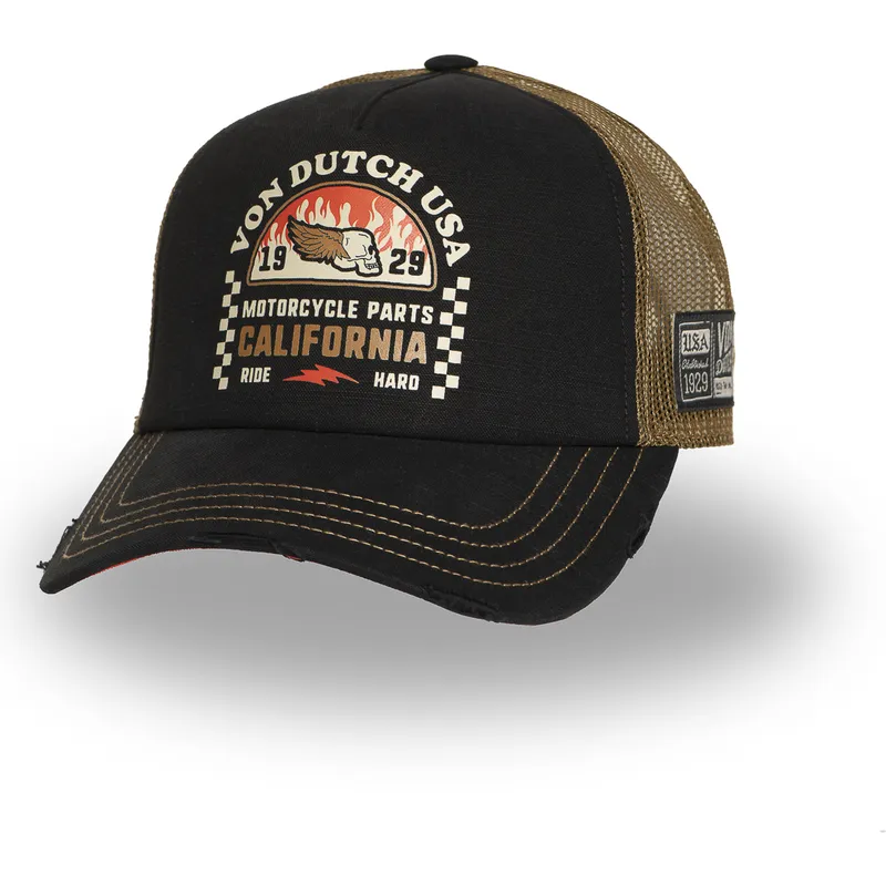 czapka-trucker-czarna-i-brazowa-crew25-von-dutch