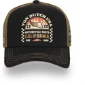cappellino-trucker-nero-e-marrone-crew25-di-von-dutch