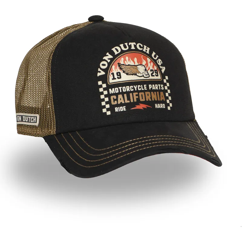 von-dutch-svart-och-brun-truckerkeps-crew25