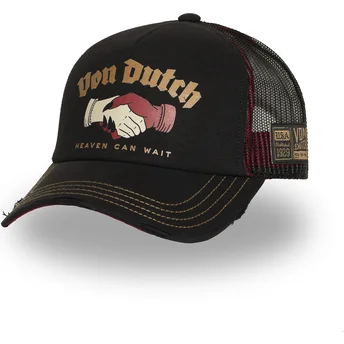 Casquette trucker noire CREW29 Von Dutch