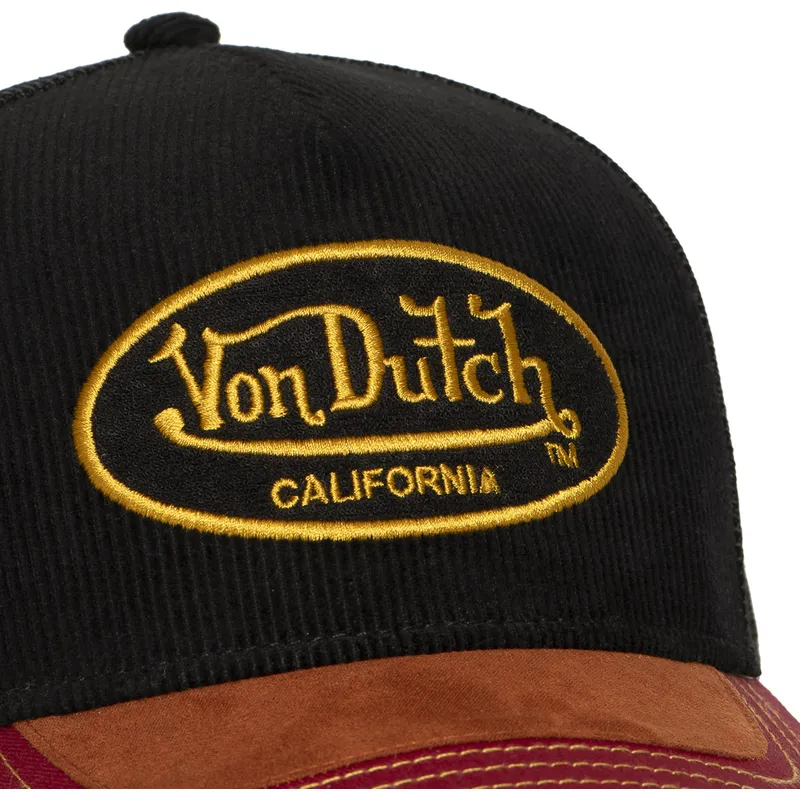 czarna-i-czerwona-czapka-trucker-shield03-od-von-dutch