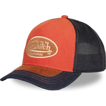 Καπέλο τράκερ πορτοκαλί και μπλε SHIELD04 της Von Dutch