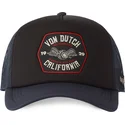 von-dutch-brun-och-marinbla-truckerkeps-foam02