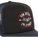 cappellino-trucker-marrone-e-blu-navy-foam02-di-von-dutch