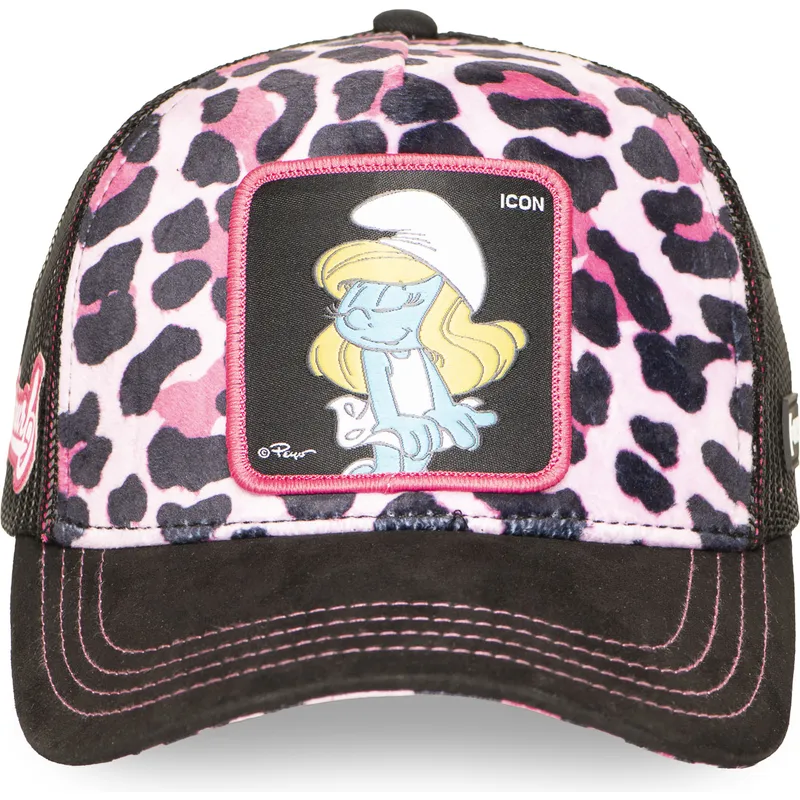 truckerkeps-rosa-leopard-smurfan-smu-leop-smurfarna-av-capslab