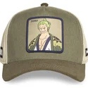 gron-och-beige-truckerkeps-roronoa-zoro-op6-zor-one-piece-fran-capslab