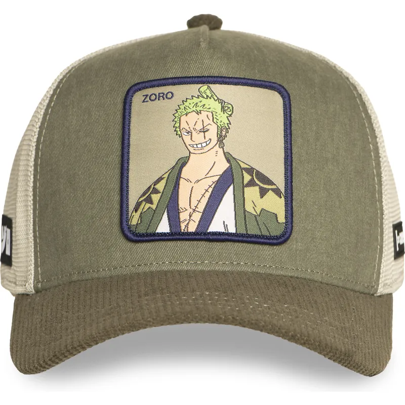 gron-och-beige-truckerkeps-roronoa-zoro-op6-zor-one-piece-fran-capslab