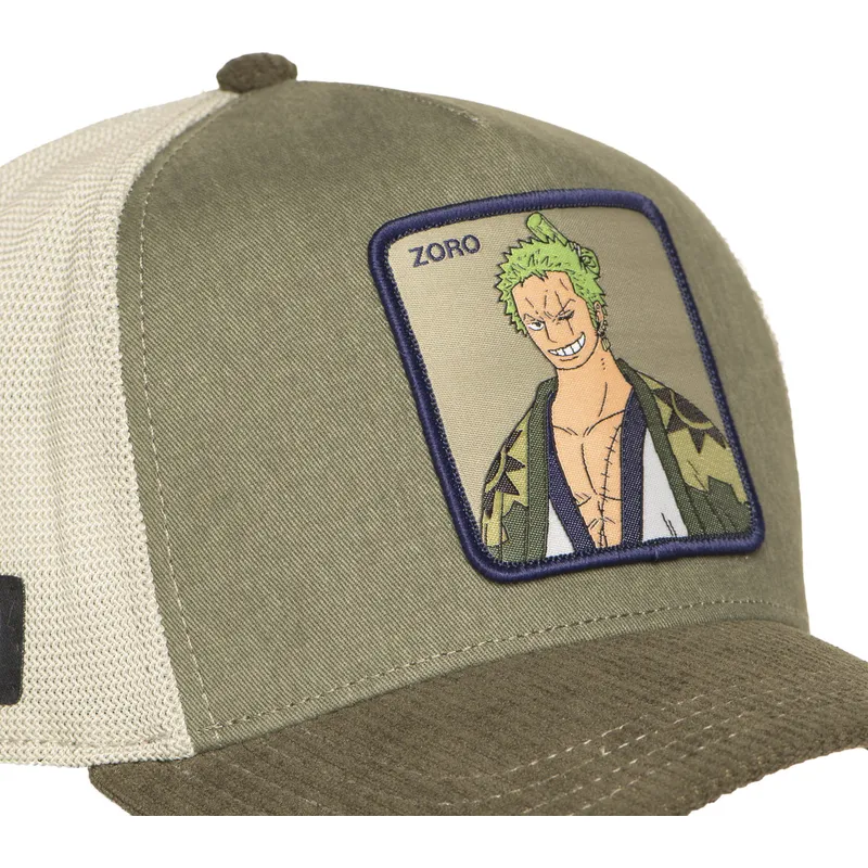 gron-och-beige-truckerkeps-roronoa-zoro-op6-zor-one-piece-fran-capslab