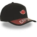 cappellino-nero-curvo-regolabile-akatsuki-ns5-aka-naruto-di-capslab