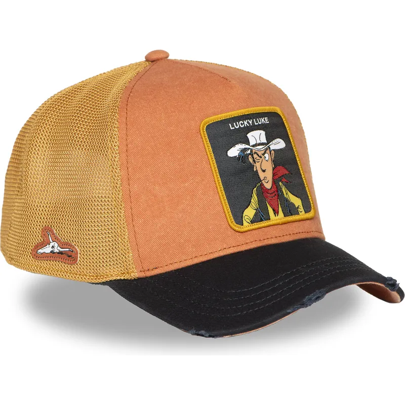 czapka-trucker-pomaranczowo-czarna-lucky-luke-lck2-lob-od-capslab