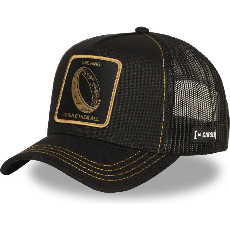cappello-trucker-nero-anello-unico-lotr-rin-il-signore-degli-anelli-di-capslab
